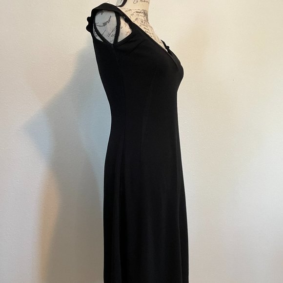 Asymmetrical Little Black Dress - Picture 2 of 11